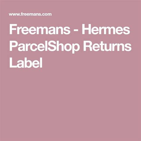 hermes parcel returns parcelshop|Hermes online returns nj.